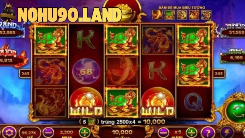 Kho Báu Tứ Linh – Bí kíp quay hũ thắng lớn 4 kham-pha-cac-tinh-nang-dac-biet